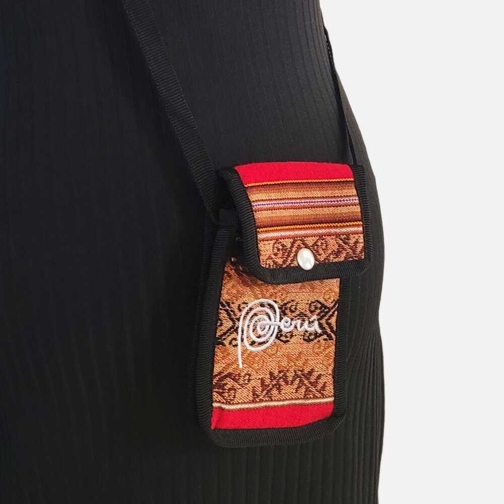 Authentic Peruvian Textile Crossbody Travel Bag - NWOT